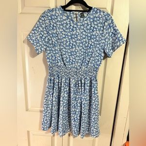 Spring mini dress.